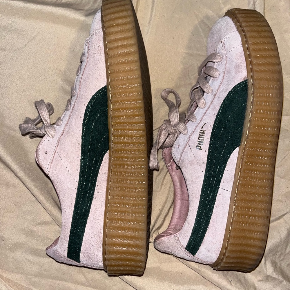 FENTY X PUMA Pink Suede Creepers